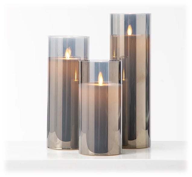 LED Glass Pillars Large