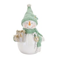 Sage Green GIft Snowman