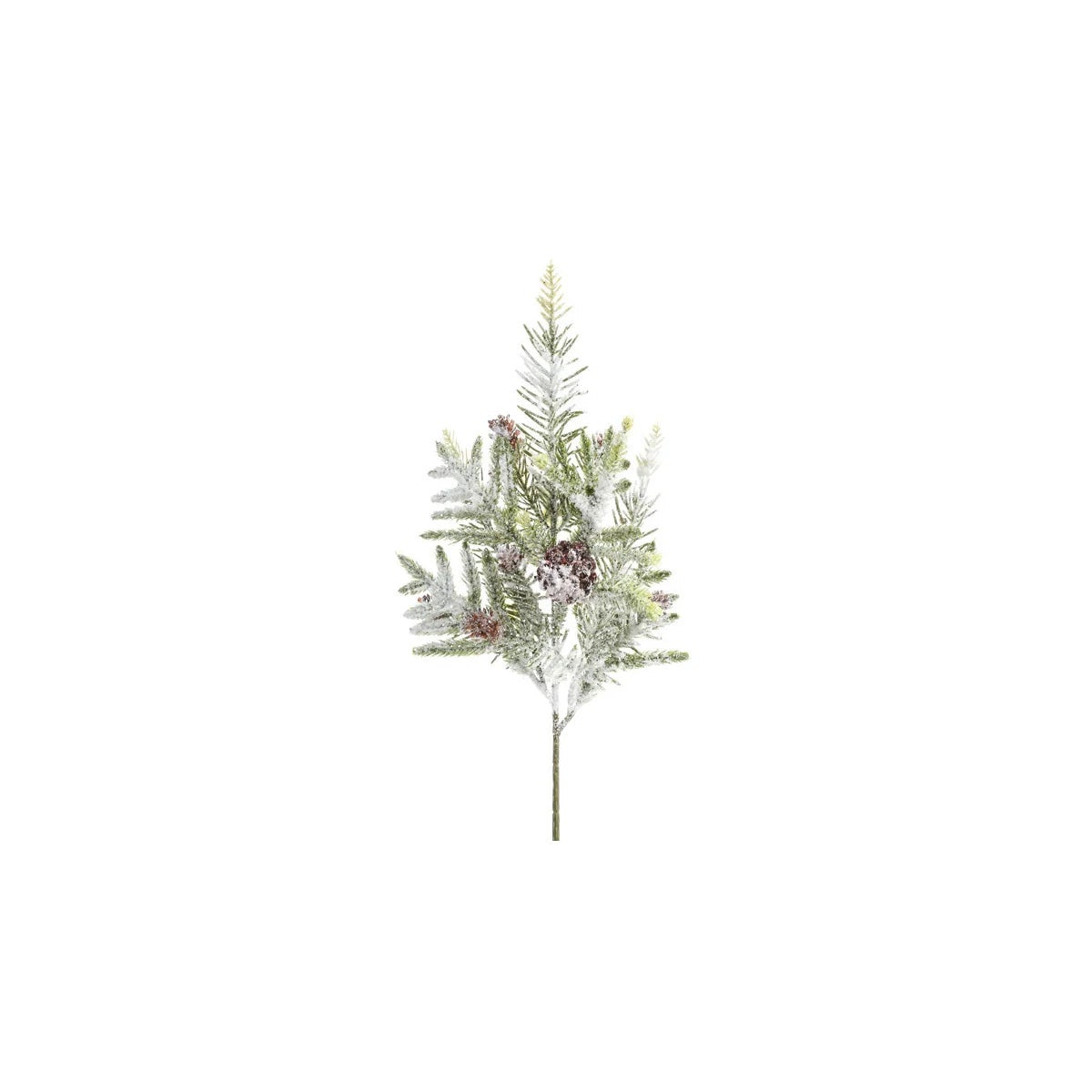 Frosted Glitter Fir Pick