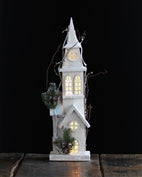 Wooden Church- Taller w/ greens