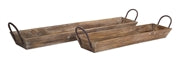 Wooden Tray w/Handles