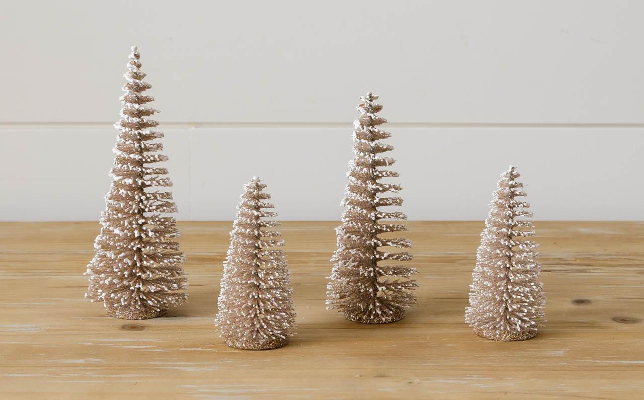 Rose Gold Bottle Brush Tree Ind