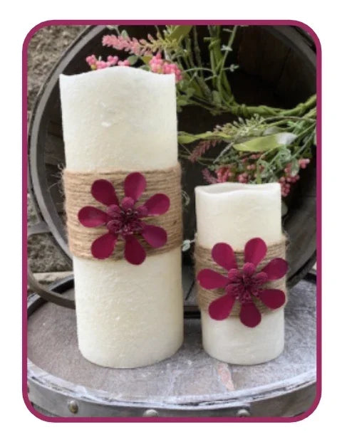 Sassy 3"x6" Timer Candle