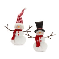 Snowman w/ red scarf
