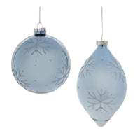 Blue Snowflake Ornament
