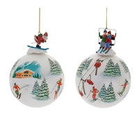 Winter scene Ball Ornament