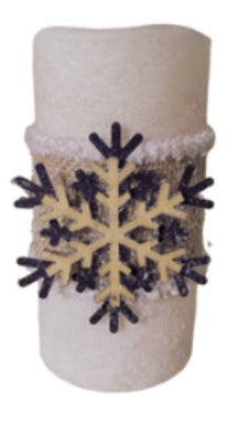 Sassy 4"x9" Timer Candle