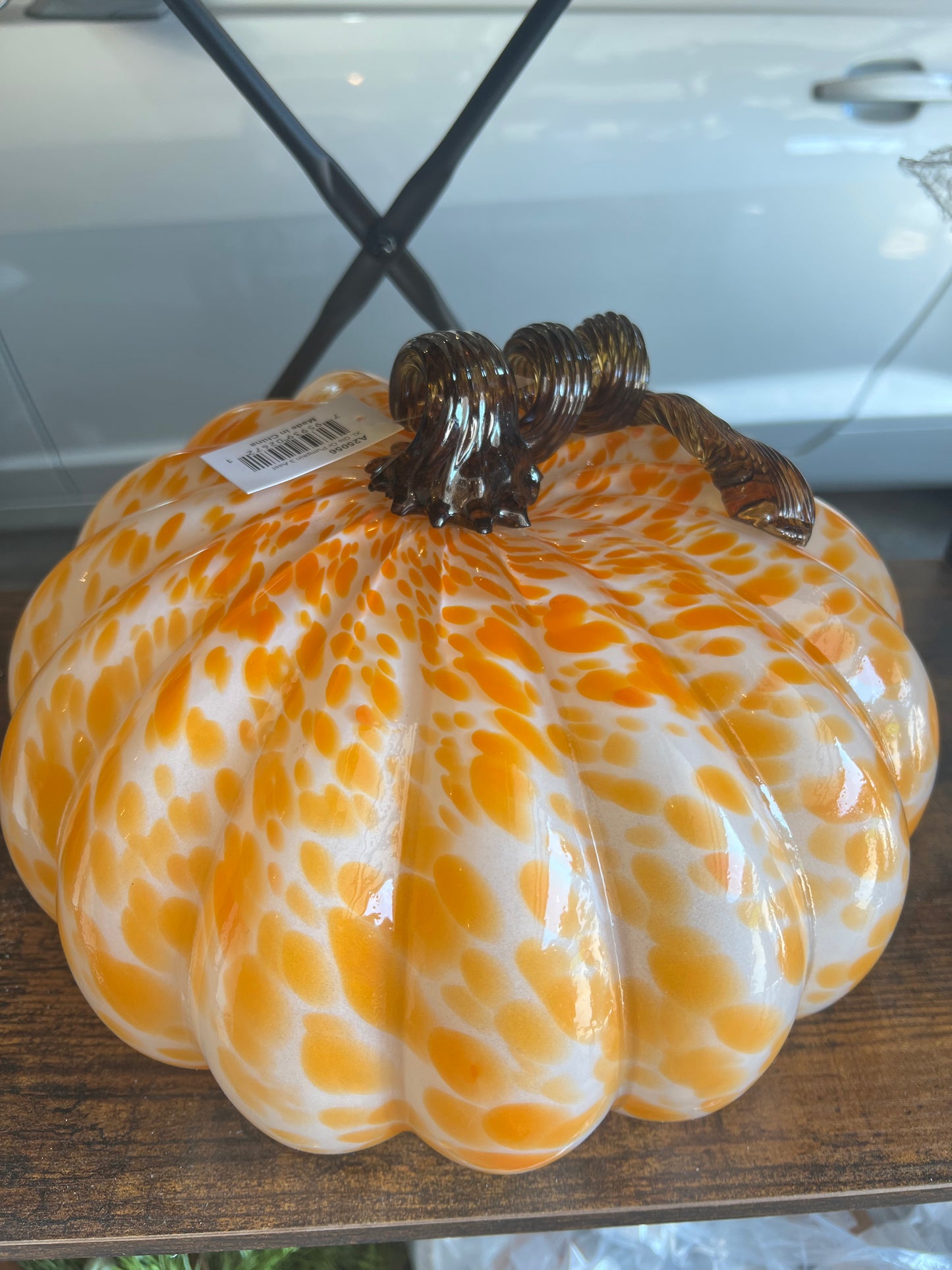 Large Hand Blown Glass Pumpkins