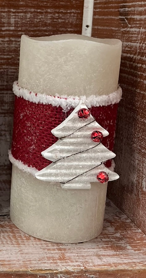 Sassy 4"x9" Timer Candle