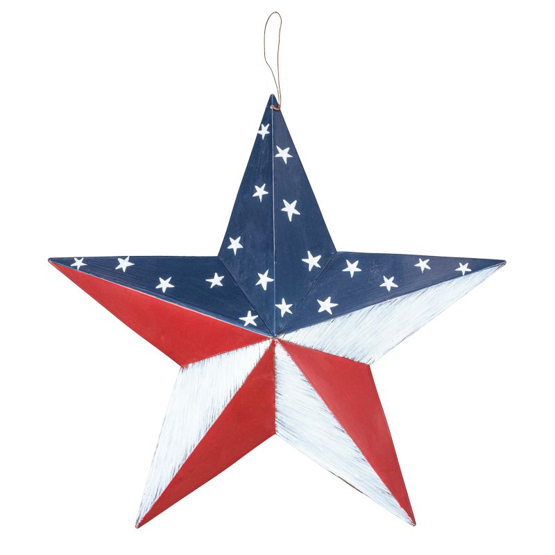 Red, White and Blue Star Wall Decor