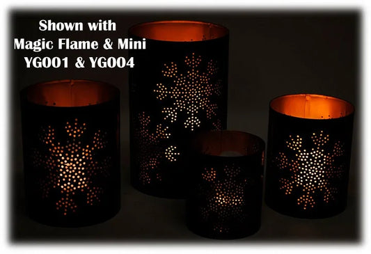 Snowflake Metal Cylinder