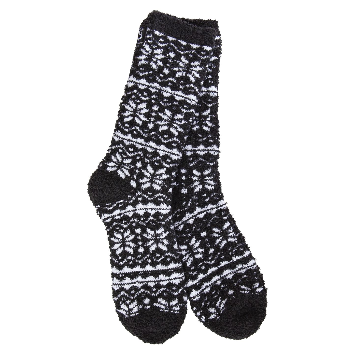 WS Cozy Winter Crew OS Fair Isle Black