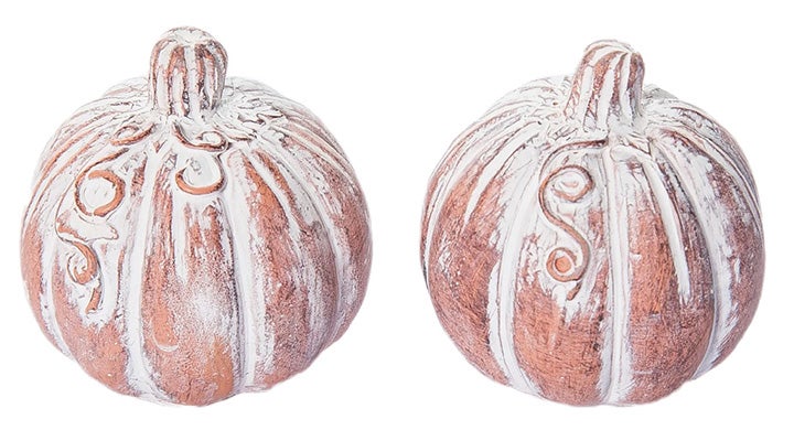 Tiny Carved Resin Pumpkin