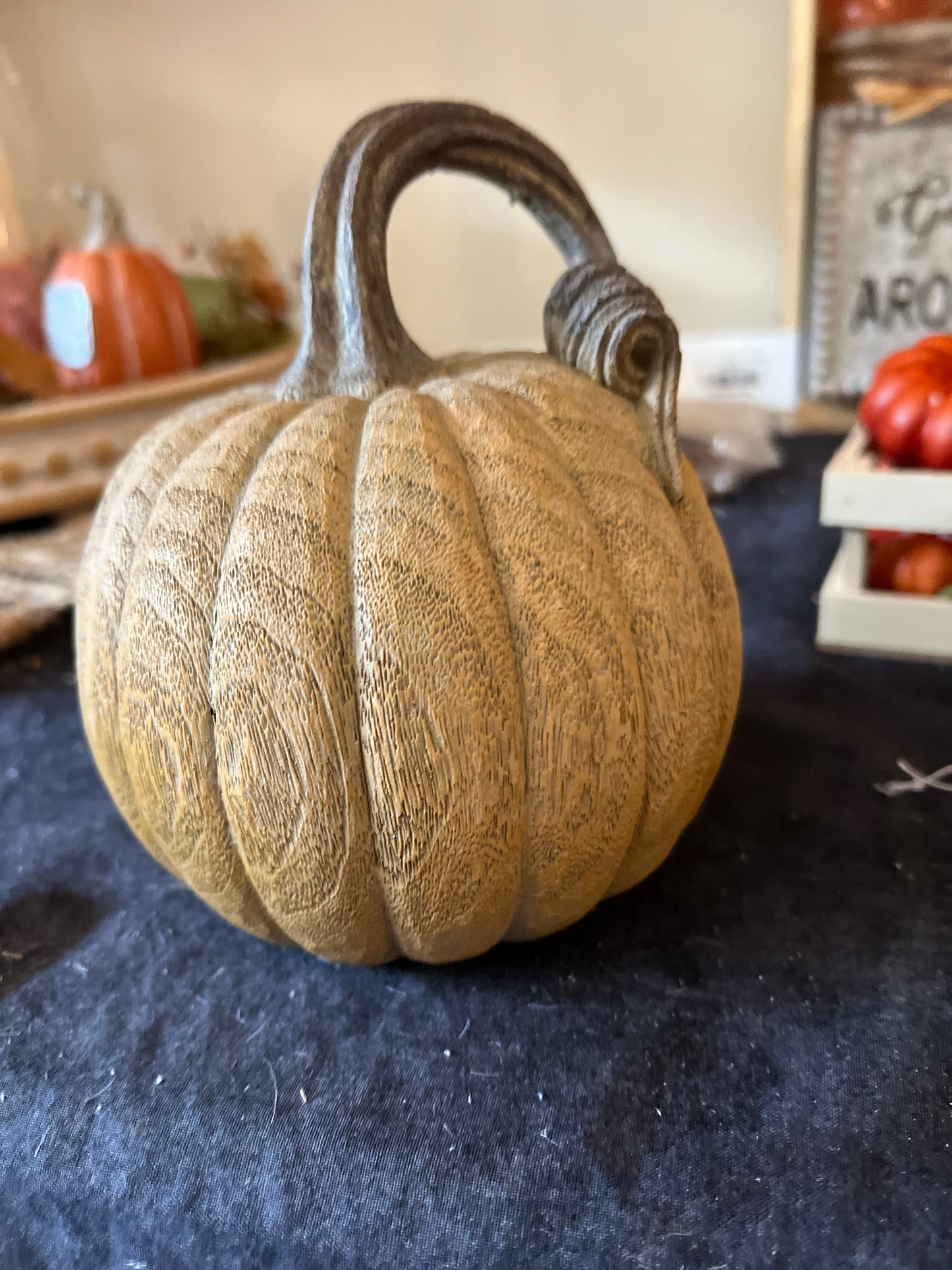Weathered Large Pumpkin