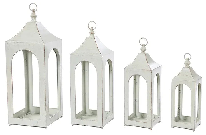 White Arch Square Lantern