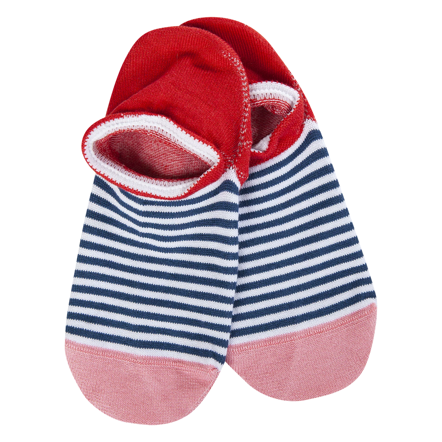 Knit Pickin Lt Wt No Show OS Navy Multi