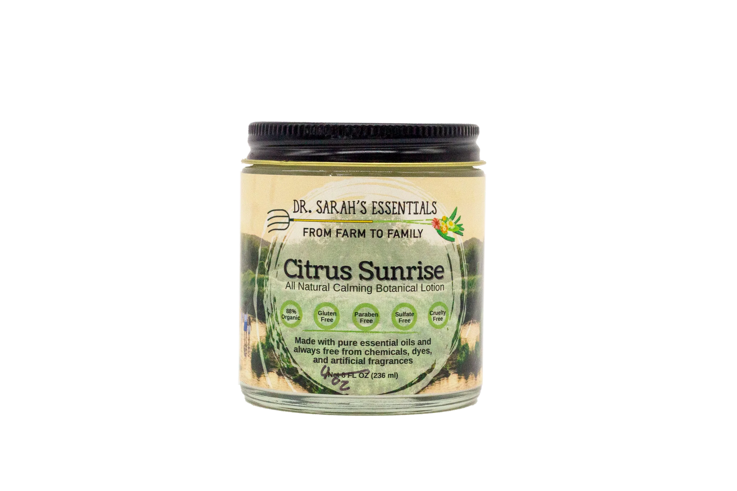 Citrus Sunrise Botanical lotion (4oz)