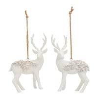 White Deer Ornament
