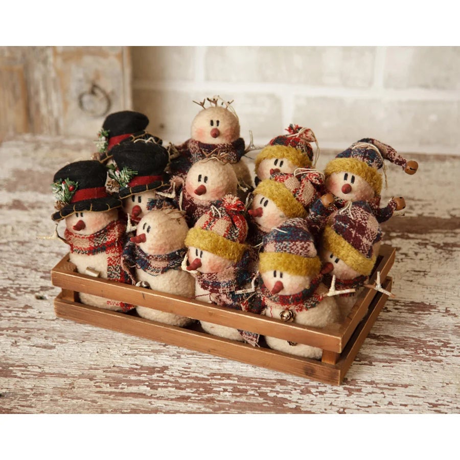 Plaid Partners Snowmen