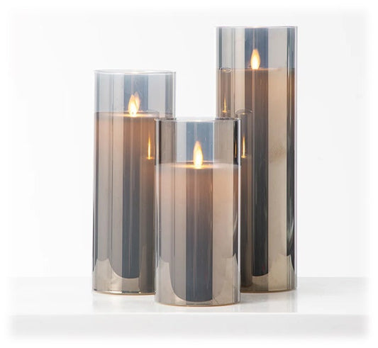 LED Glass Pillars Large