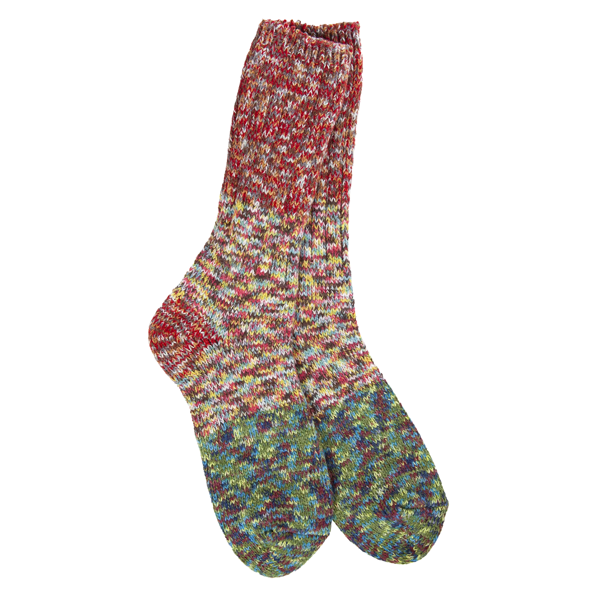 World's Softest Weekend Ragg Crew OS Carousel CB Multi