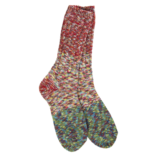 World's Softest Weekend Ragg Crew OS Carousel CB Multi