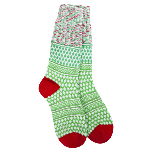 World's Softest Gallery Textured Crew OS Noel Multi