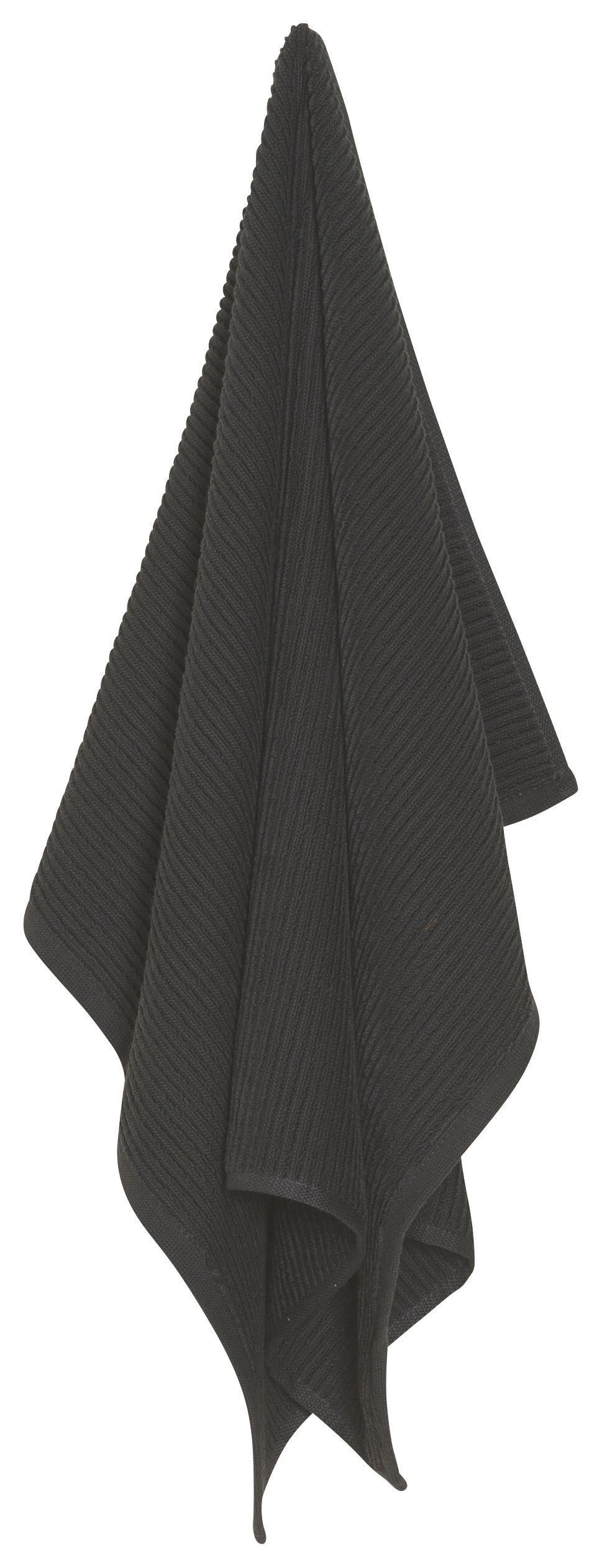 Ripple Black dish towel