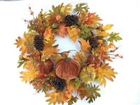 Pumpkin and Foliage Wreath