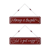 Merry & Bright or Let's Get Cozy Sign
