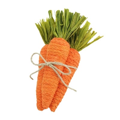 Orange Burlap Carrot Bundle