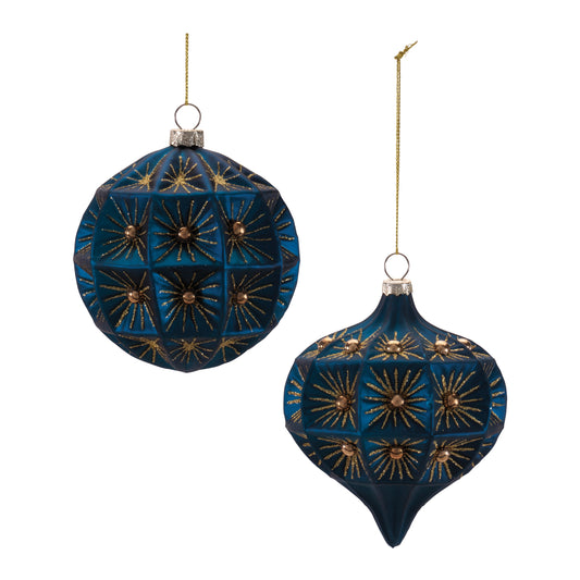 Blue and Gold ornament
