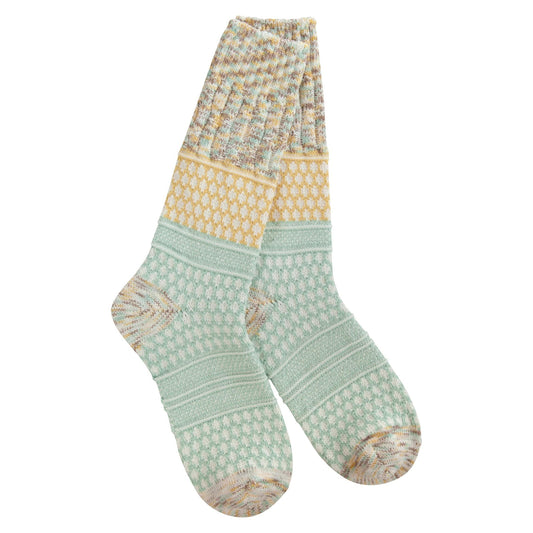 World's Softest Gallery Textured Crew OS Frosty Multi