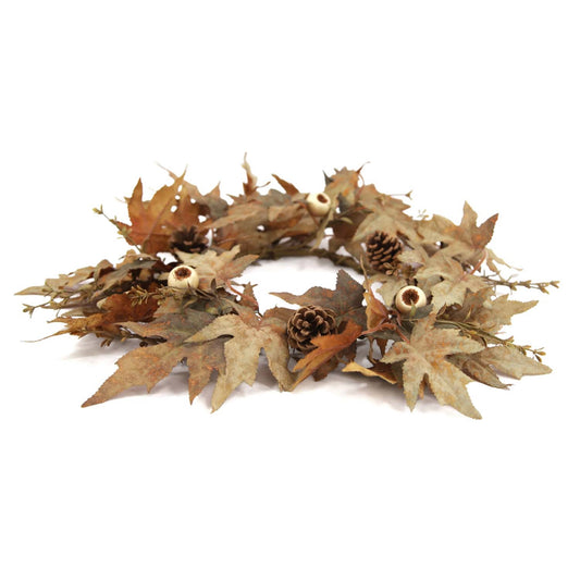 Earthy Maple Candle Ring