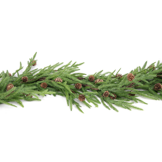 Fir and pinecone garland