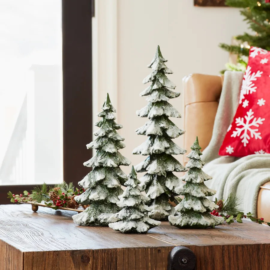 Green Snow RESIN Tree