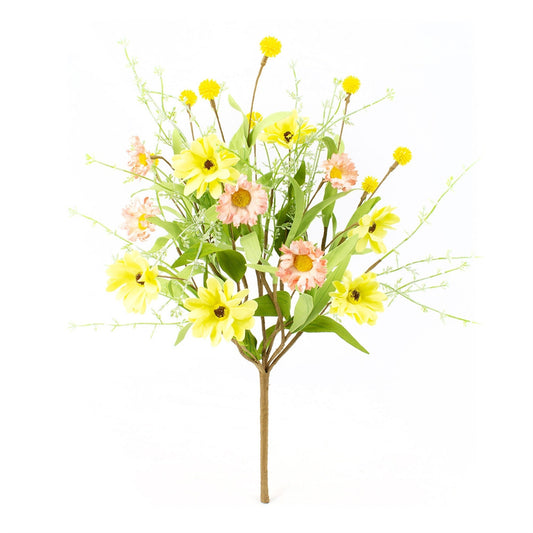 Pink and Yellow Spring Flower Pick