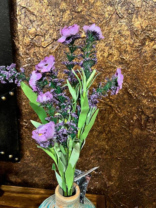 17" floral Bush