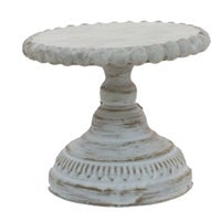 Small White Candle Riser