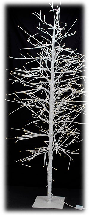 LED Frosted Birch Tree