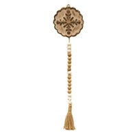 Round Snowflake Bead Hanger