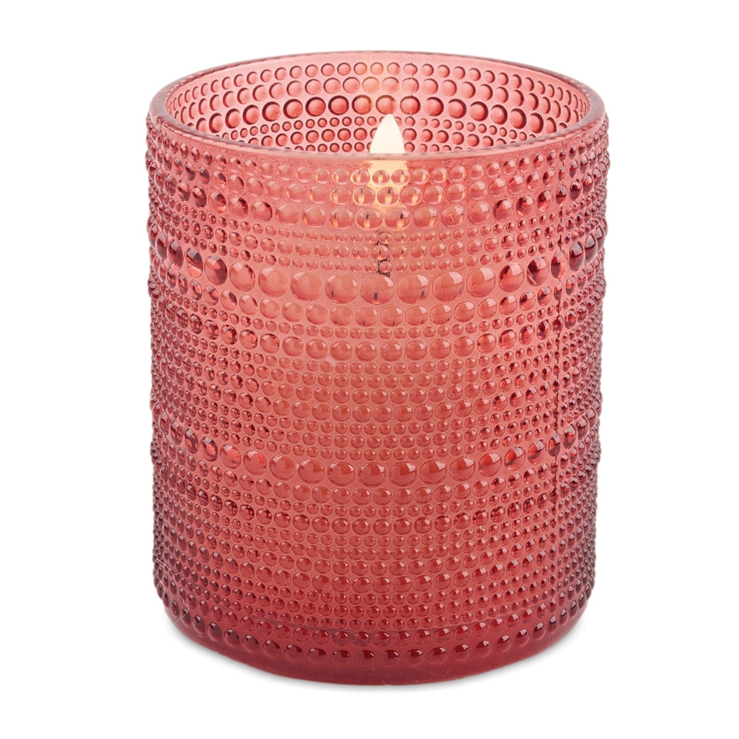 LED Glass votive jar candle