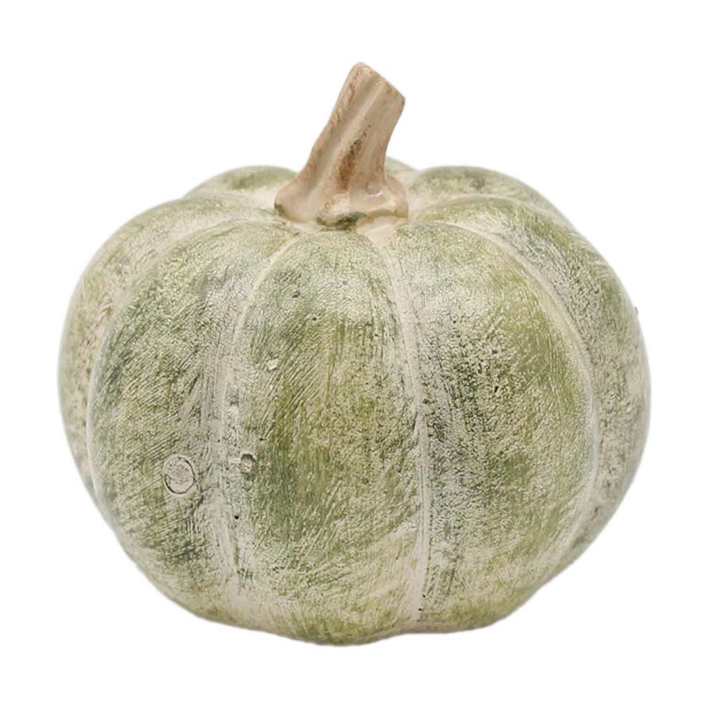 Short Green Resin Pumpkin