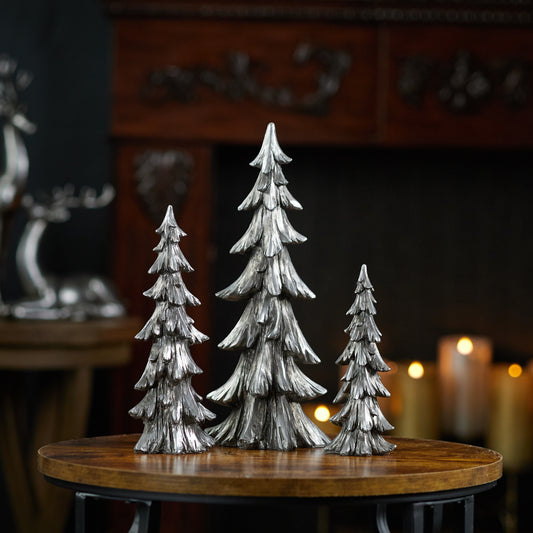 Small Silver Resin Tree