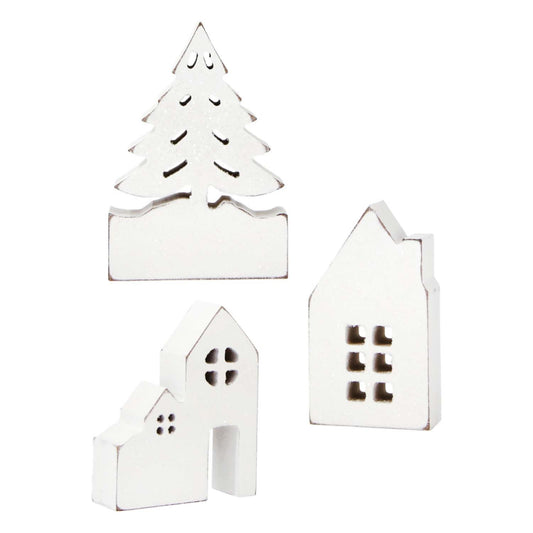 Snowy Village Block