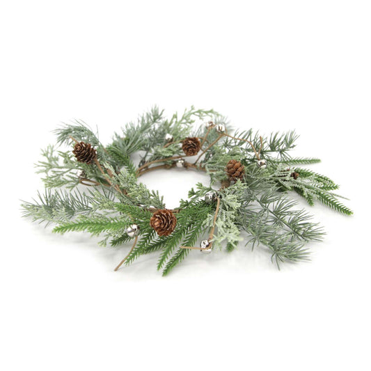 Spruce/Russian Thistle Candle Ring