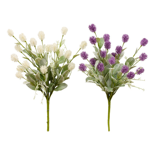 Cream or Purple Thistle Lamb's Ear Picks