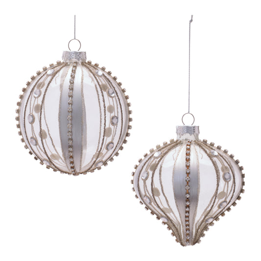 White Fancy Ornament