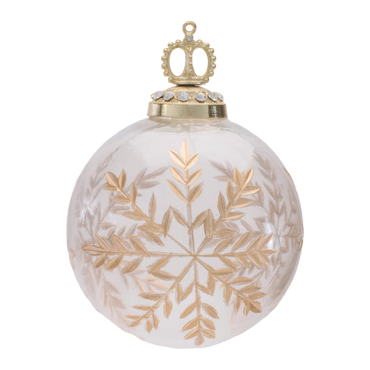 White Snowflake Ornament