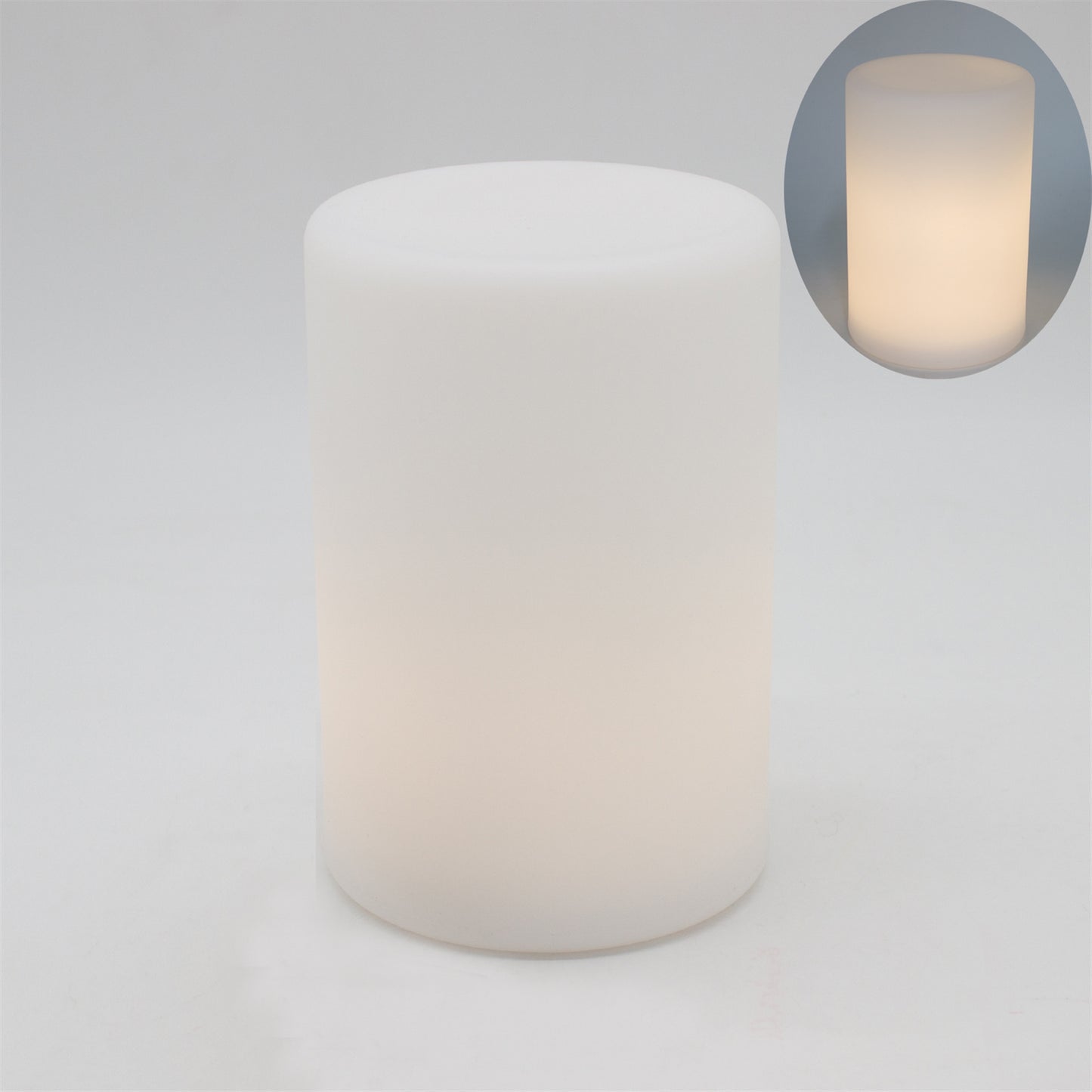 LED Flame Illusion Pillar